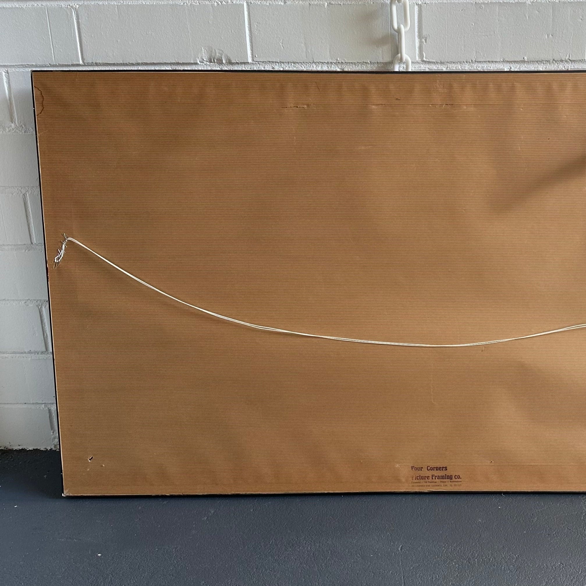KEVIN R BOUCHER Oil Painting, Australian outback Landscape, Framed 110 x 60mm
