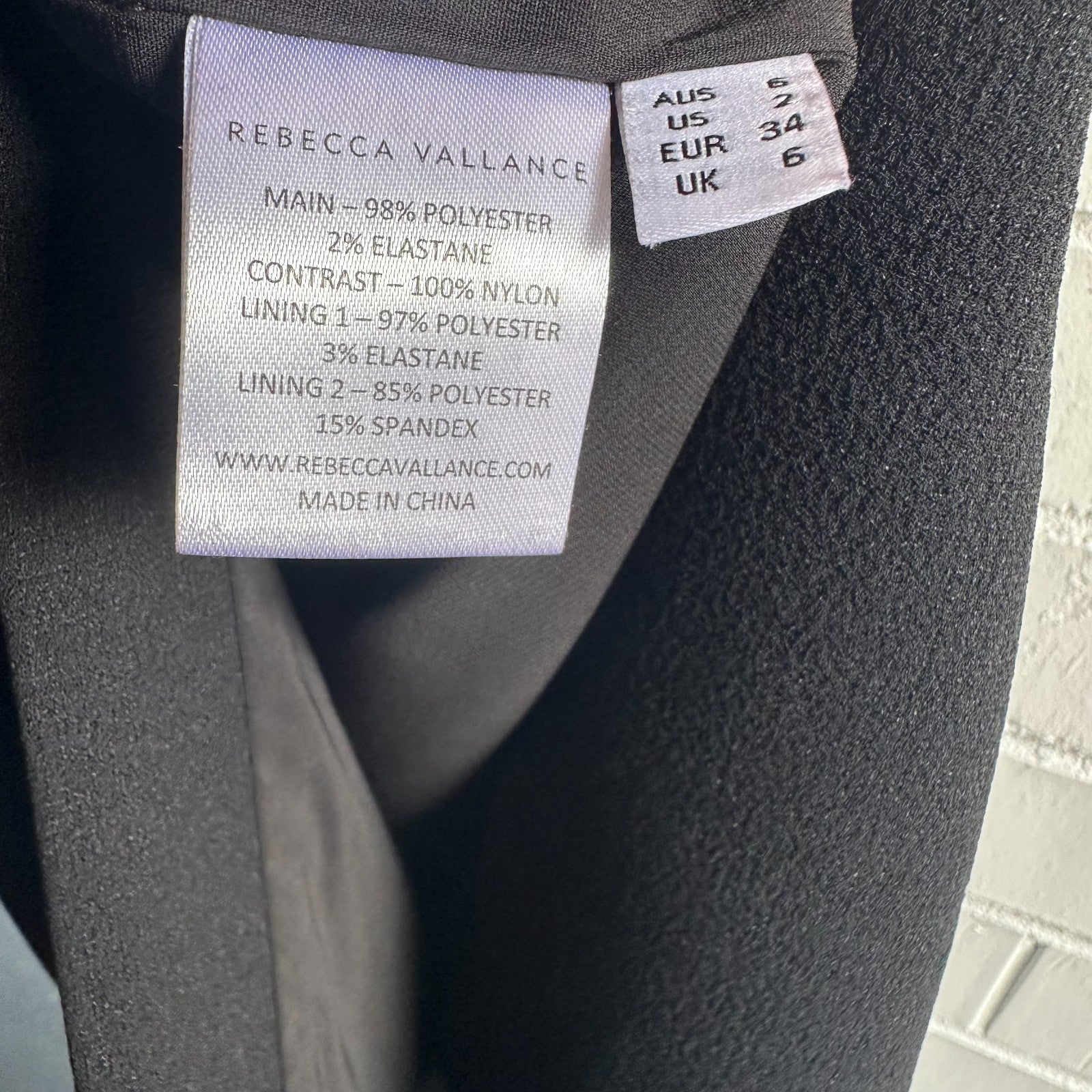 REBECCA VALLANCE Teigan Midi Dress AU6 US2 Bustier Naked look Black/Nude