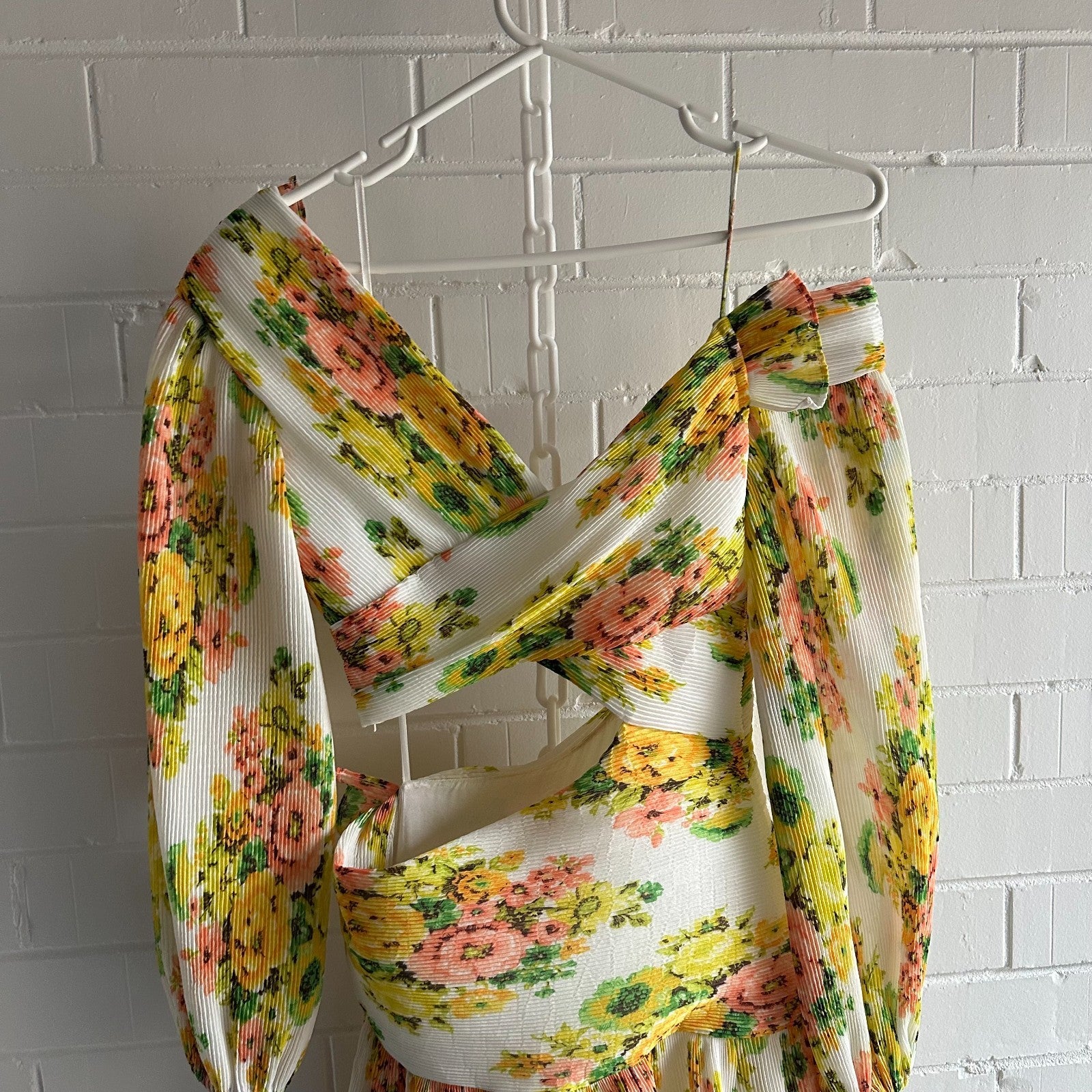 ZIMMERMANN Golden Surfer Midi Dress Size 0 AU8 US4 Vacation, nostalgia RARE