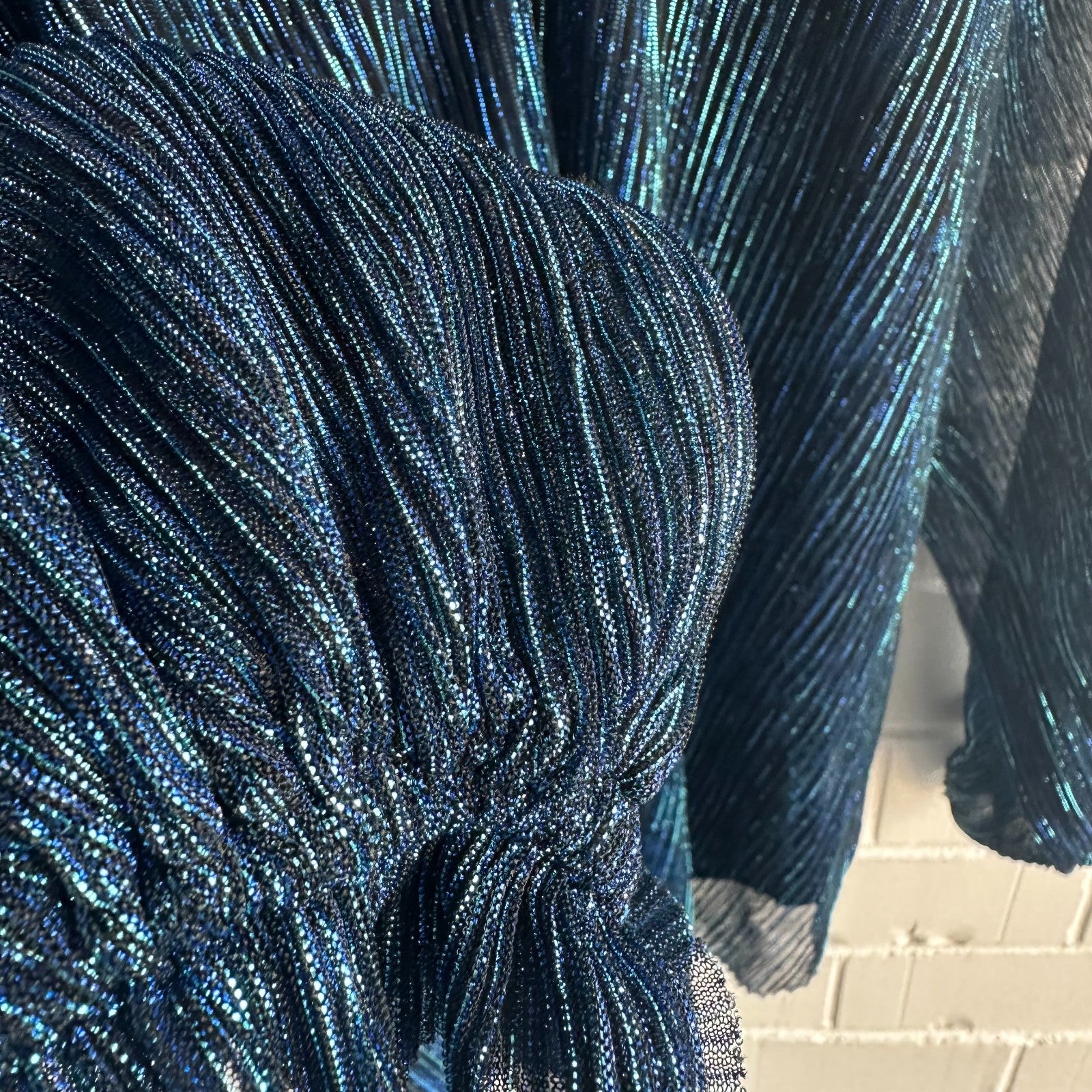 HALE BOB LOS ANGELES Capucine Lurex Crinkle Mesh Top Size XS AU6 US4 Mermaid