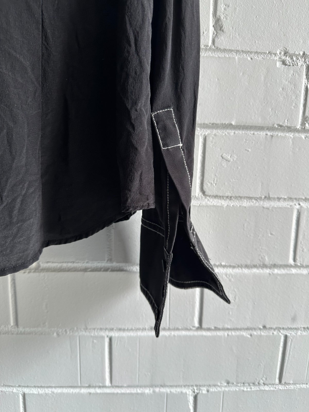 ZIMMERMANN Utility Silk Set Size 3 AU12-14 Black with White stitching detail