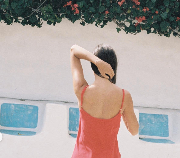 COUNTRY ROAD French Linen Camisole Top AU6 Strappy Peach Pink Summer