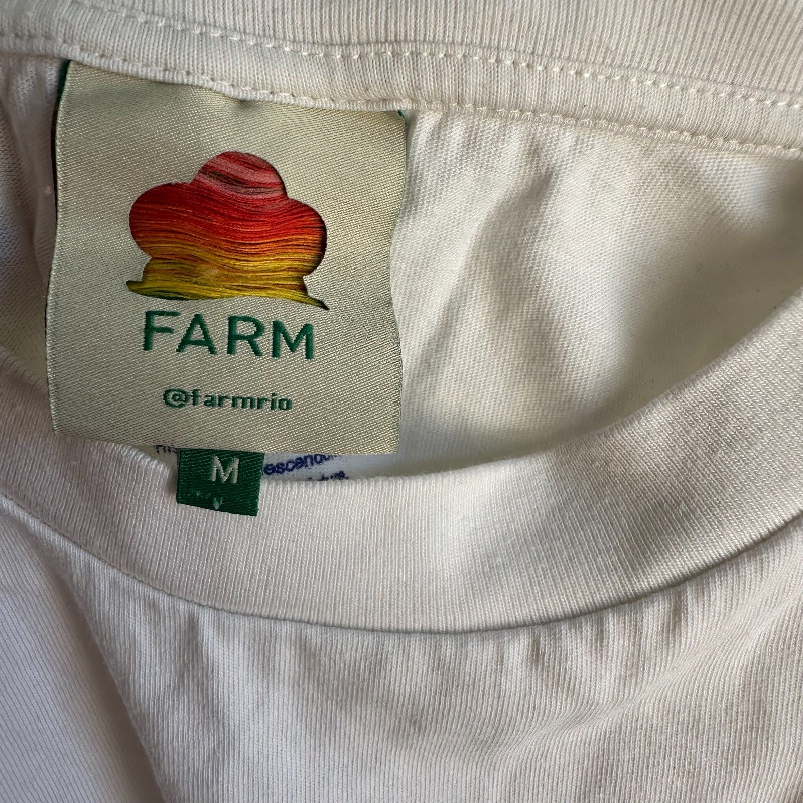 FARM RIO X Alberto Pitta Festa Do Mar Women’s T-shirt Size M AU10 US6 Holiday