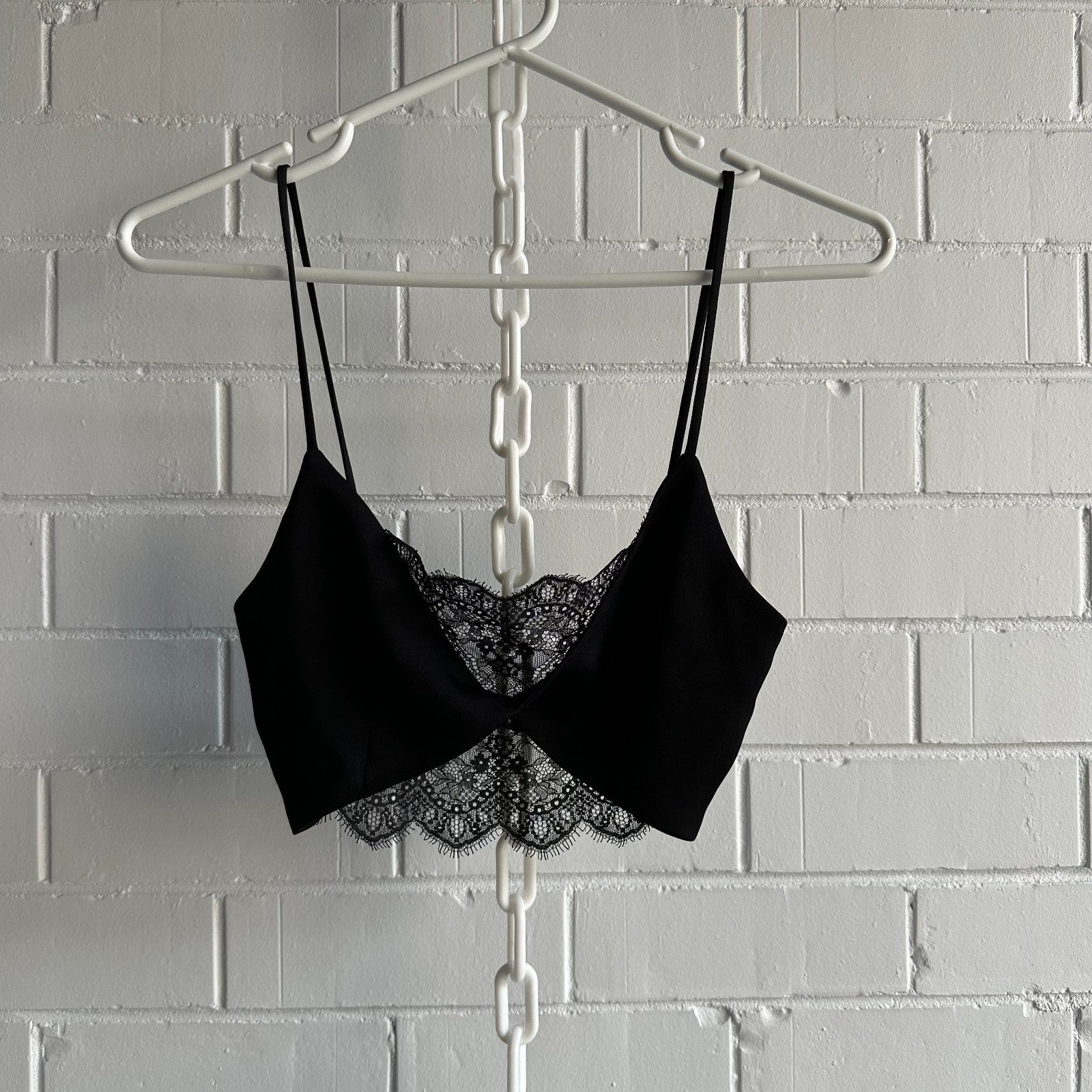 BEC & BRIDGE Valerie Top Black Lace AU6 US2 Made in Australia Bralette