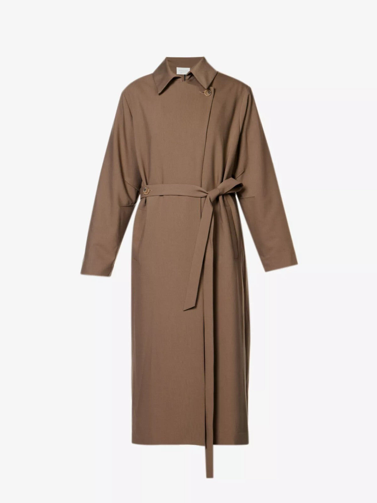 VIKTORIA & WOODS College tie-waist woven trench coat Size 1AU8 US4 Nutmeg