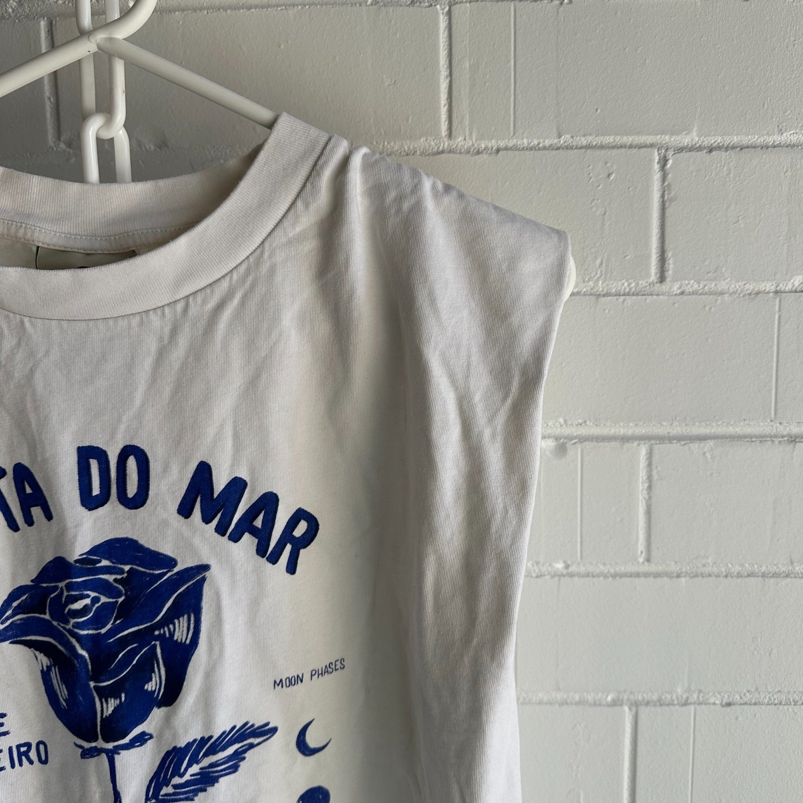 FARM RIO X Alberto Pitta Festa Do Mar Women’s T-shirt Size M AU10 US6 Holiday