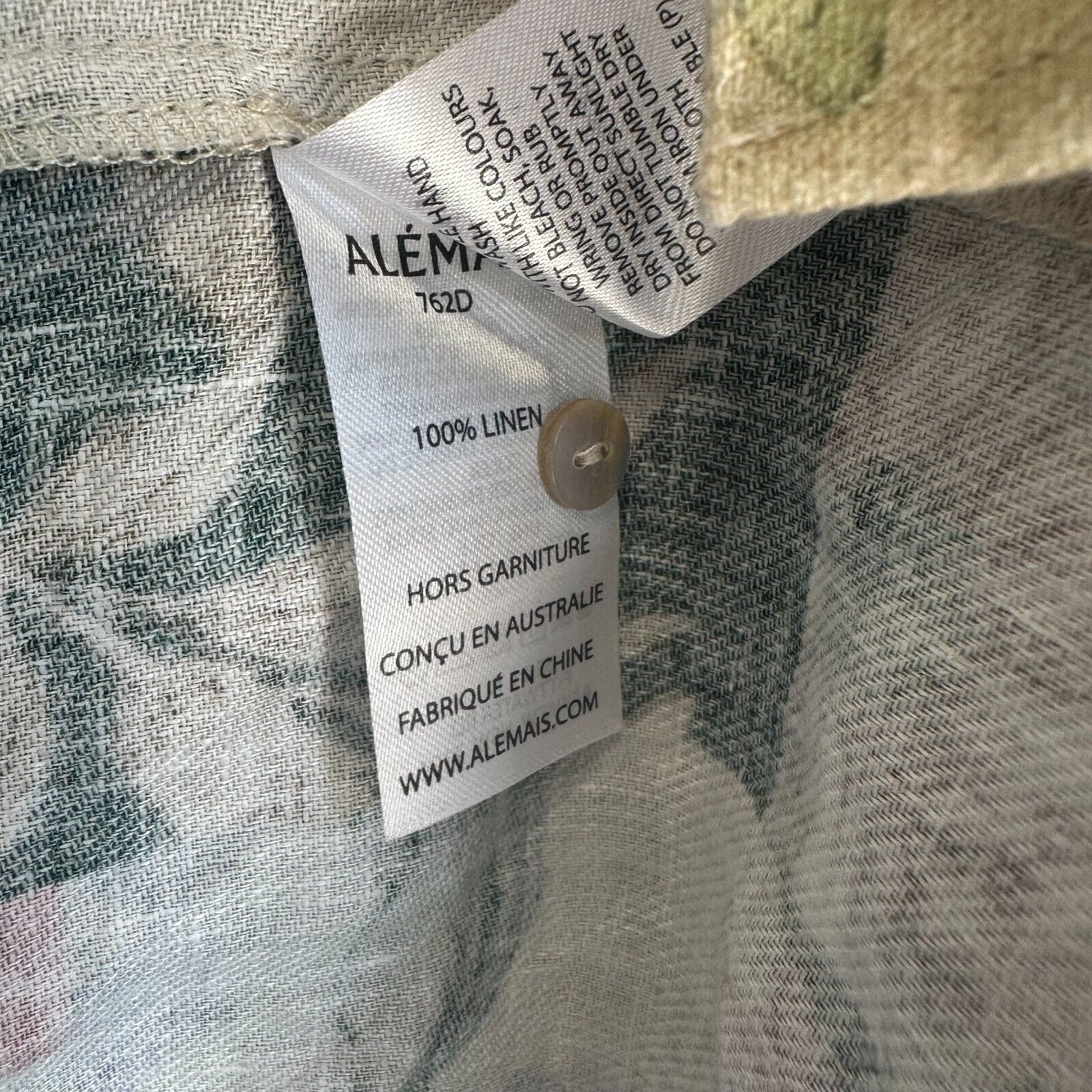 Alemais Loretta Belted Floral Midi Shirt Dress Au 6-8/US 2-4