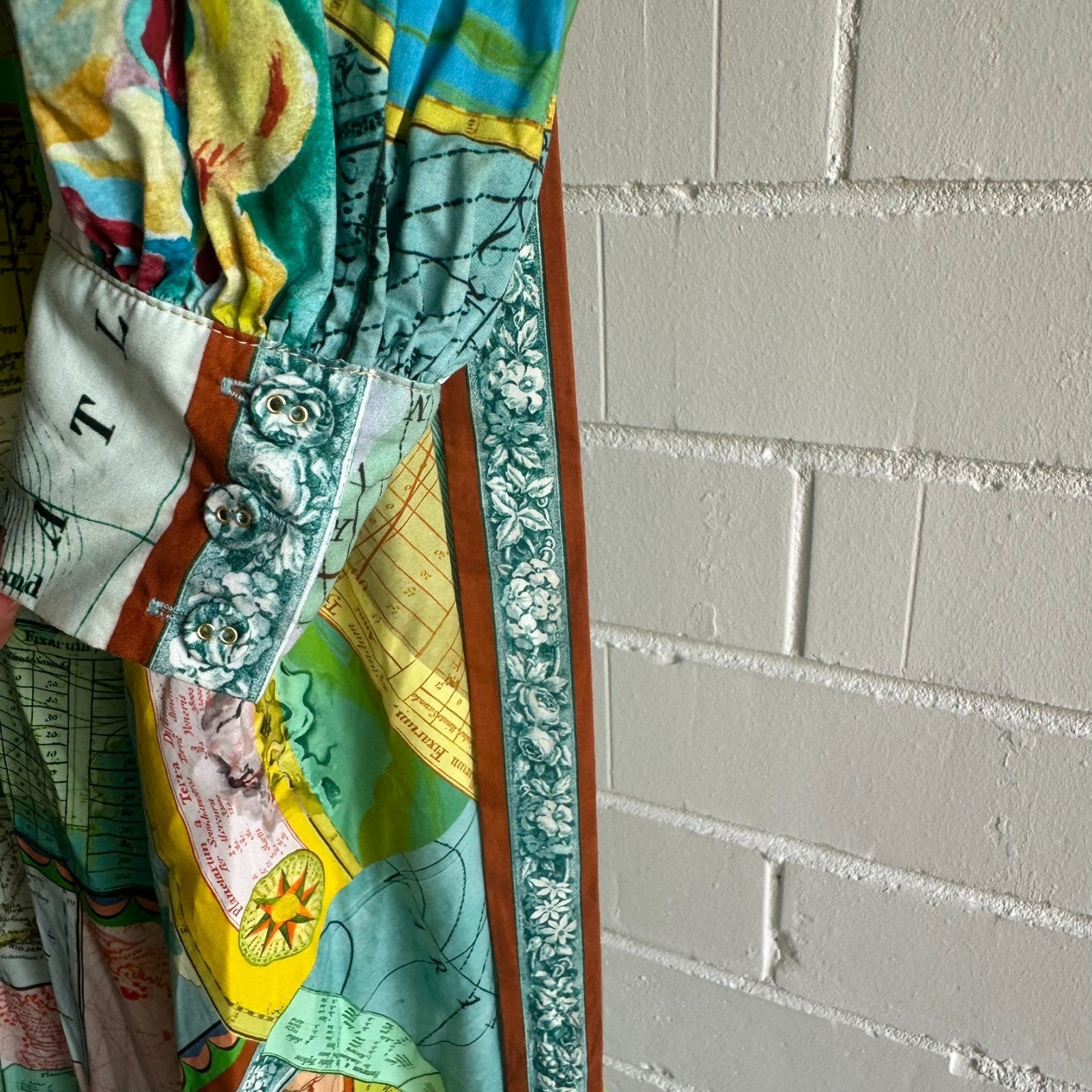 ALEMAIS Atlas Long sleeve Maxi Shirtdress AU10 Organic Cotton