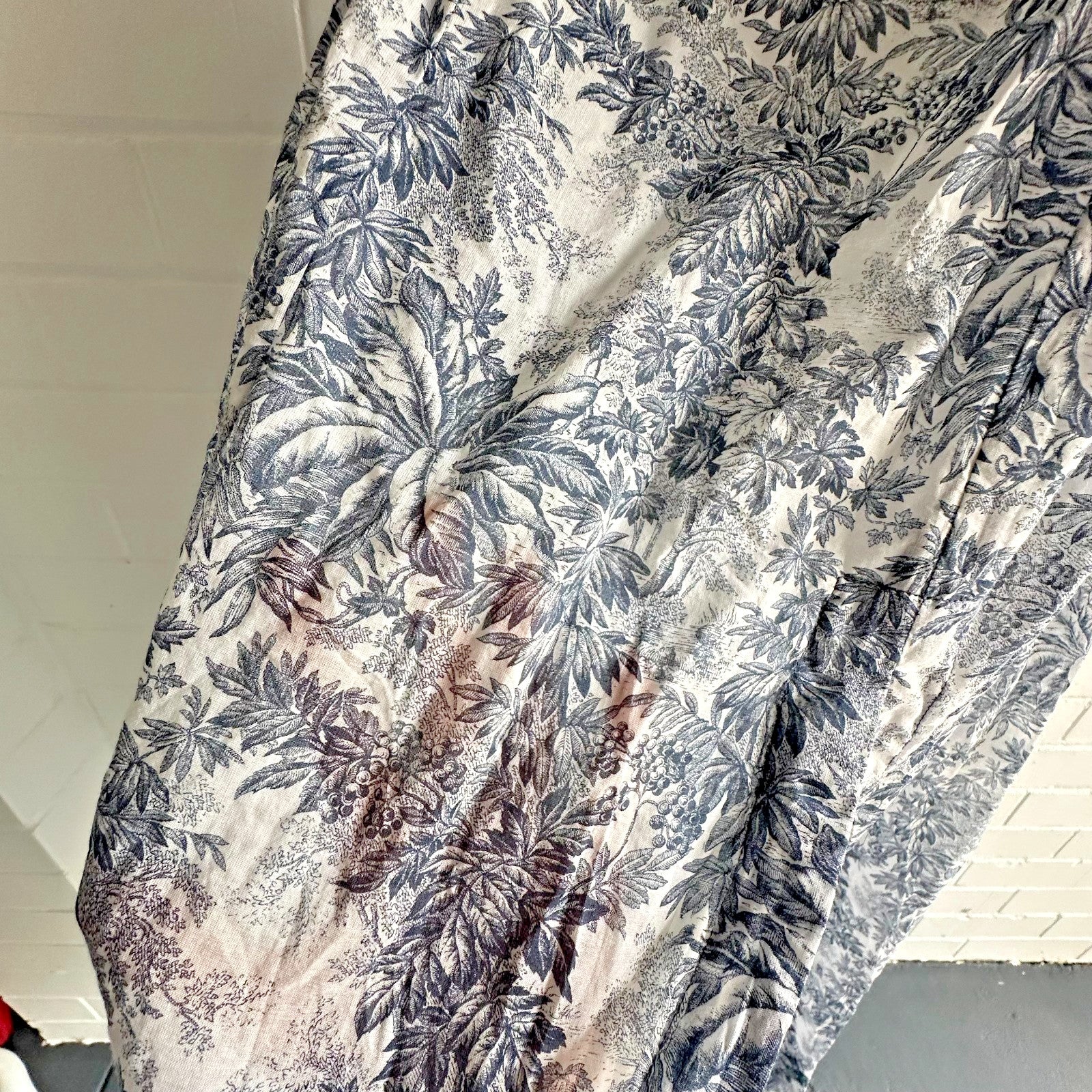 BEC & BRIDGE Arianne Midi Skirt AU12 US8 Toile De jouy porcelain blue ivory