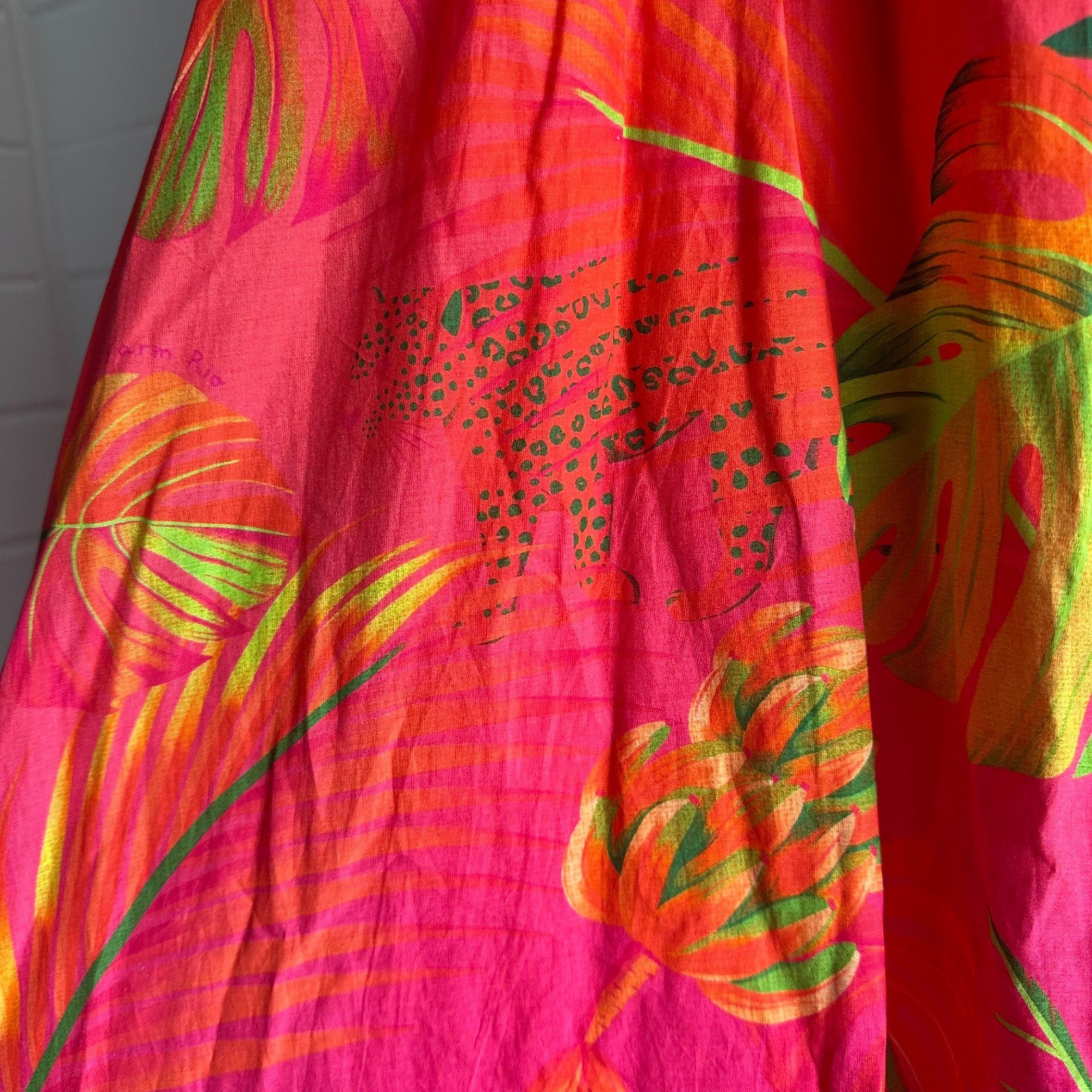 FARM RIO Ombre Forest Maxi Dress L-XL AU14 Colourful Tropical Print Resort BNWT