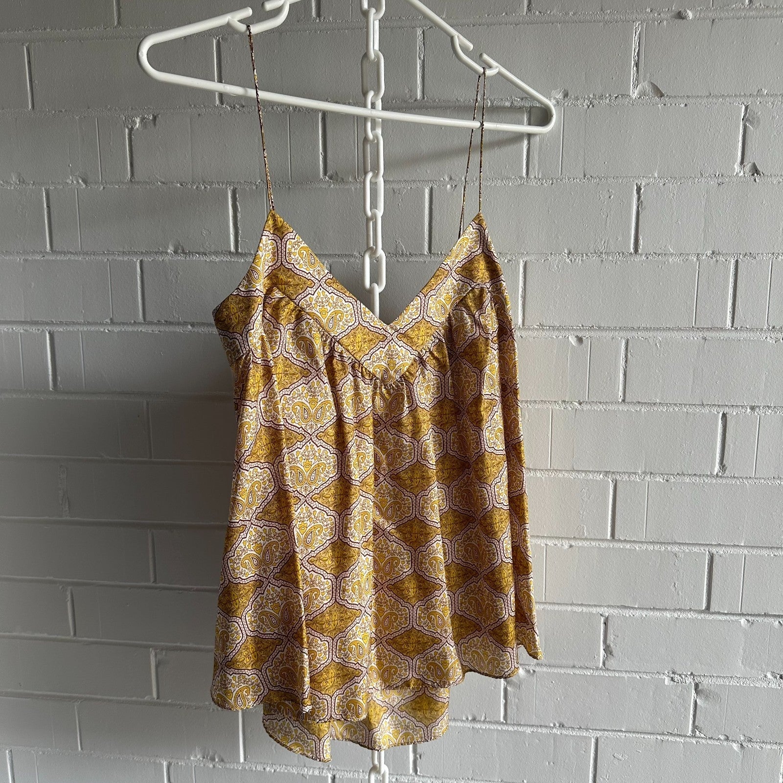 ZIMMERMANN Belle Beatnik Silk Top Size2 AU12 Anthropolygie Floral motif BNWT