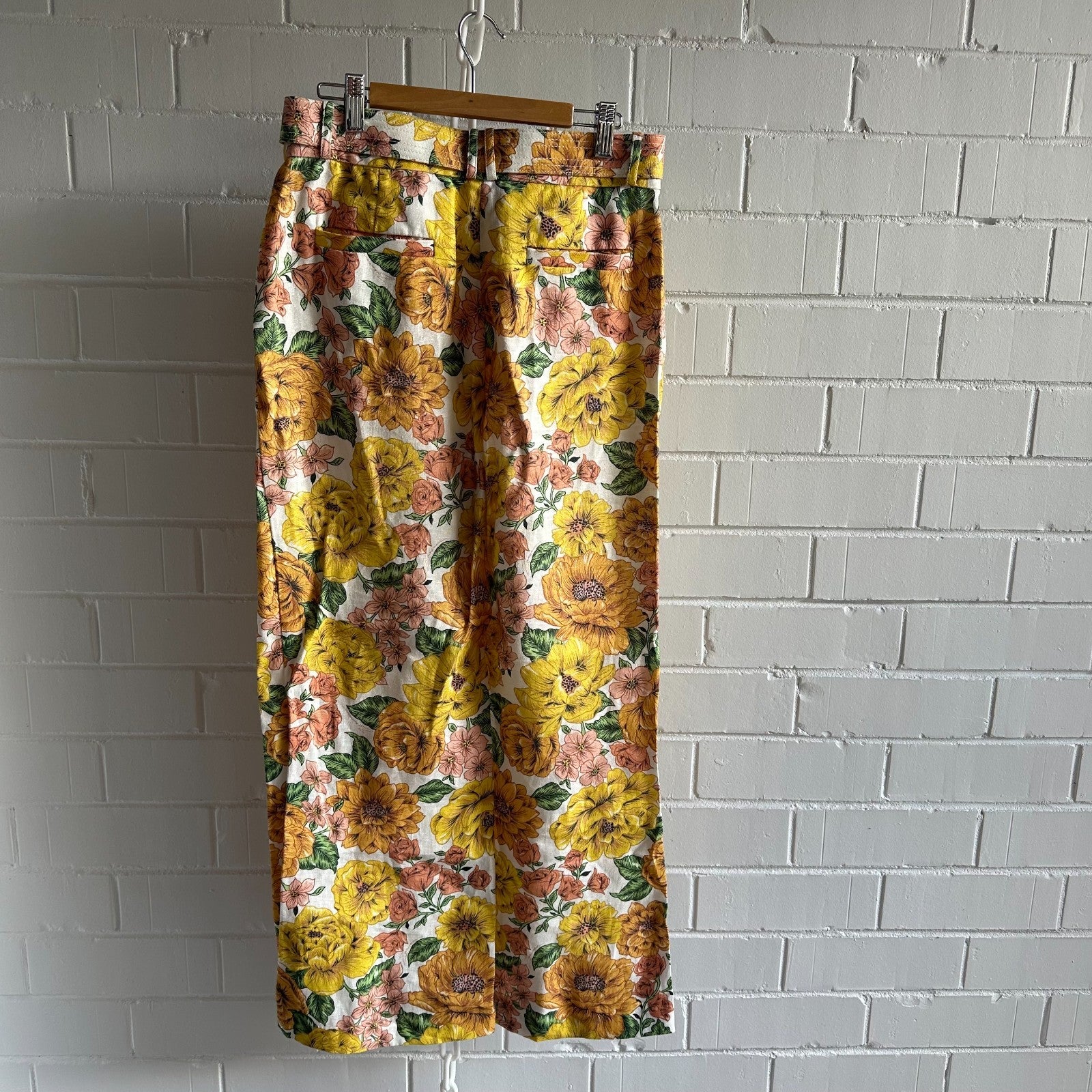 ZIMMERMANN Poppy Frill Sunshine Floral Set Size1 AU8-10 Top + Pant