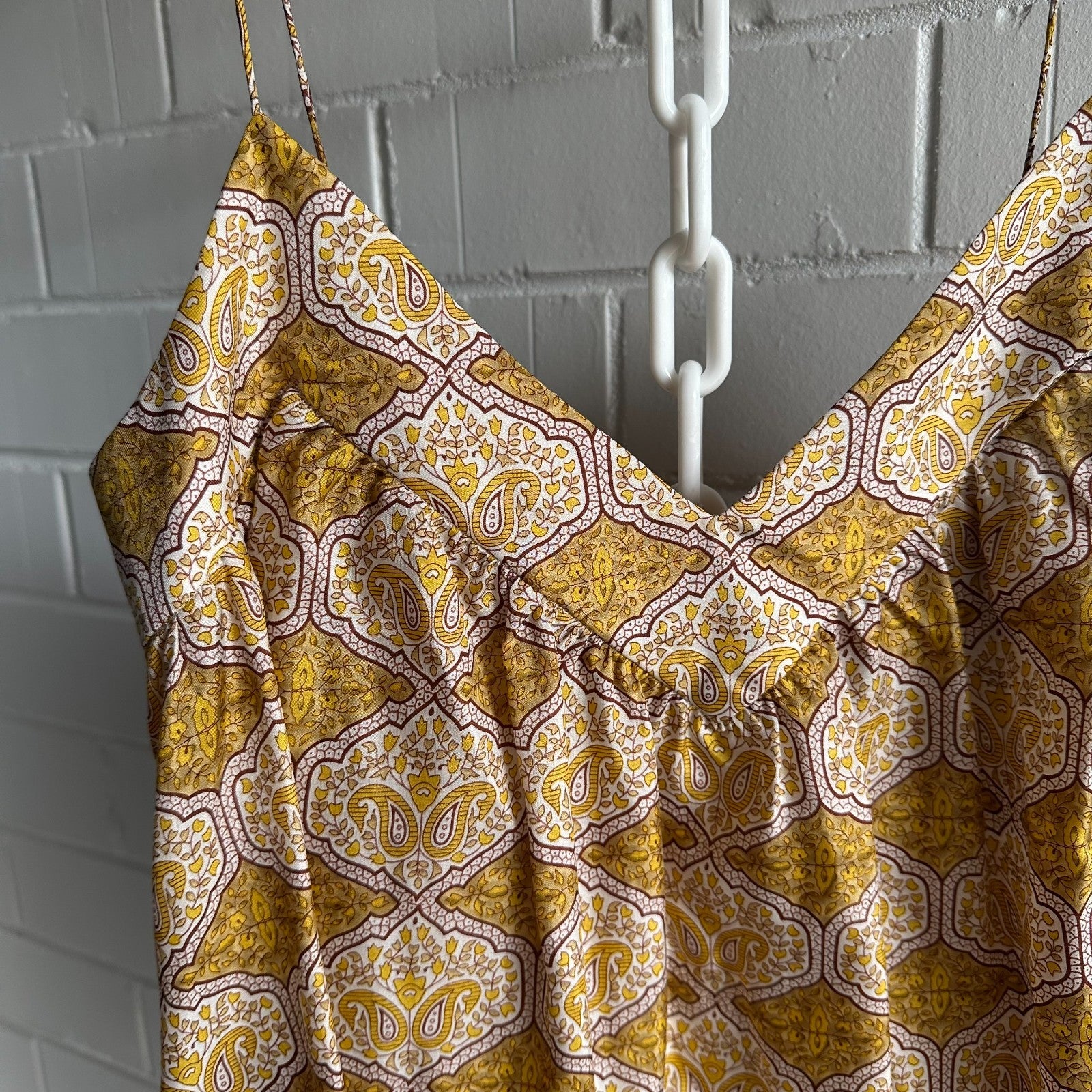 ZIMMERMANN Belle Beatnik Silk Top Size2 AU12 Anthropolygie Floral motif BNWT