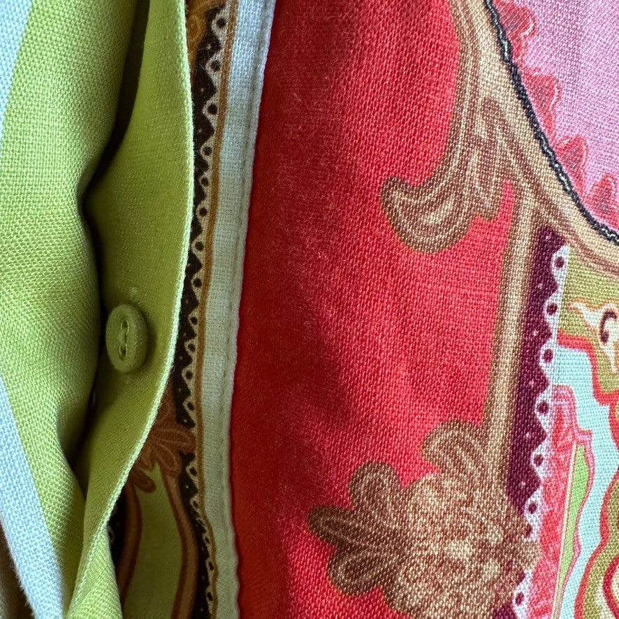 ALEMAIS La Musica Mini Shirt Dress Size AU10 Resort Sleeved