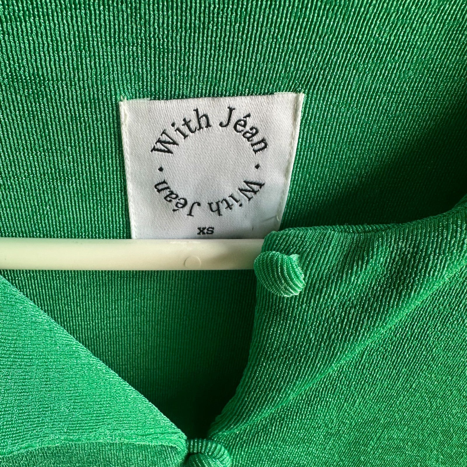 WITH JEAN 'Carie' Juicy Green Cardigan Size XS AU6-8 Long Sleeve Bestseller