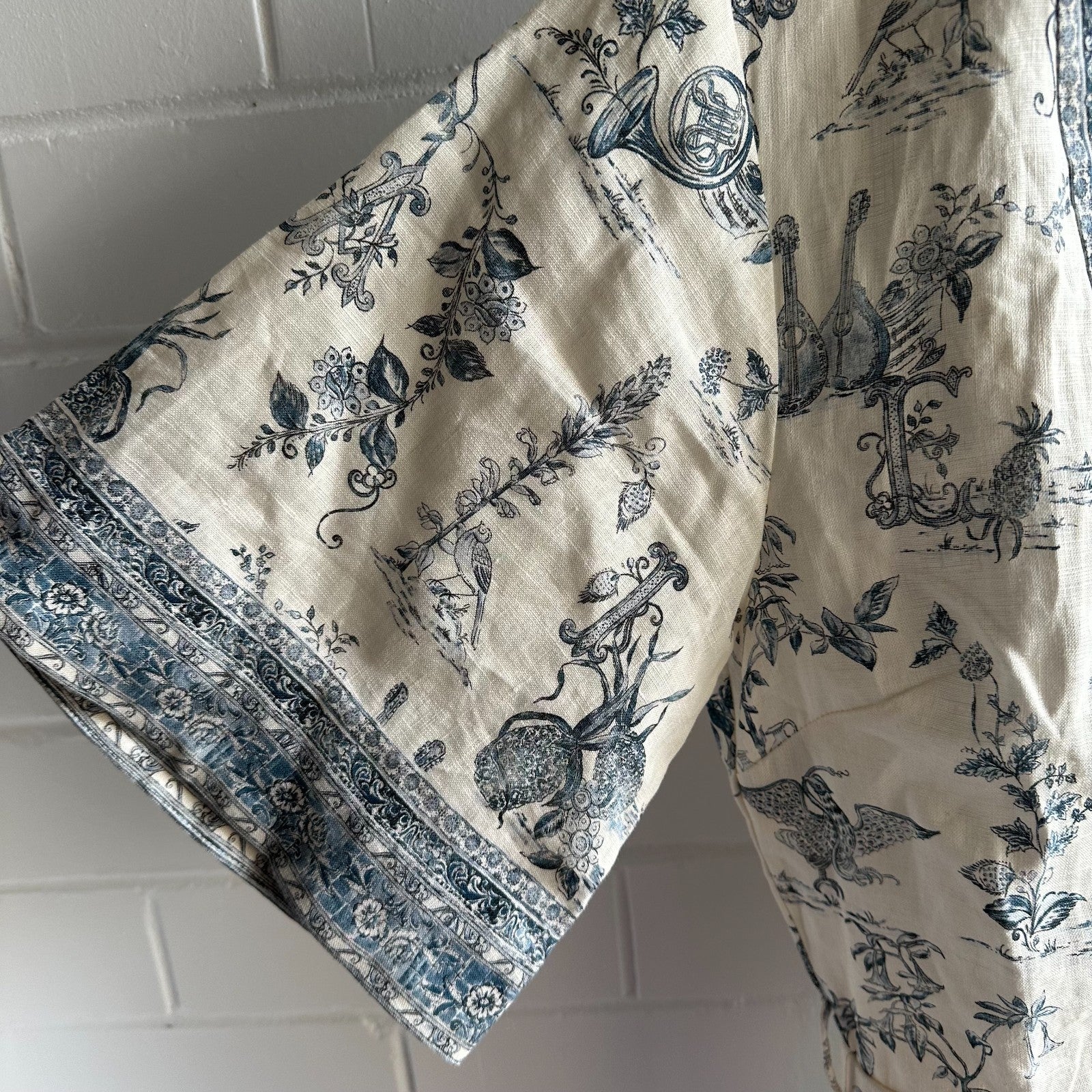 ALEMAIS Casa Linen Mini Shirt Dress AU8 US4 Shift Holiday Coastal