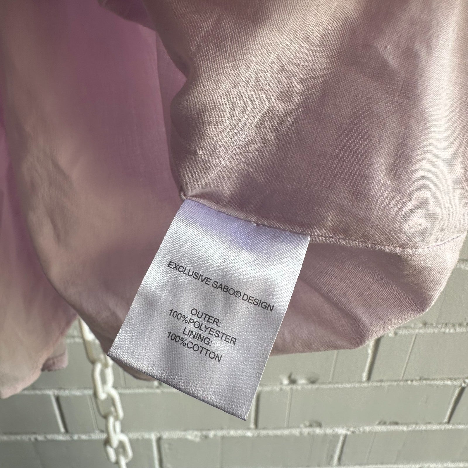 SABO  Belted Larose Mini Dress Size L AU12 US8 Lilac ¾ Sleeve