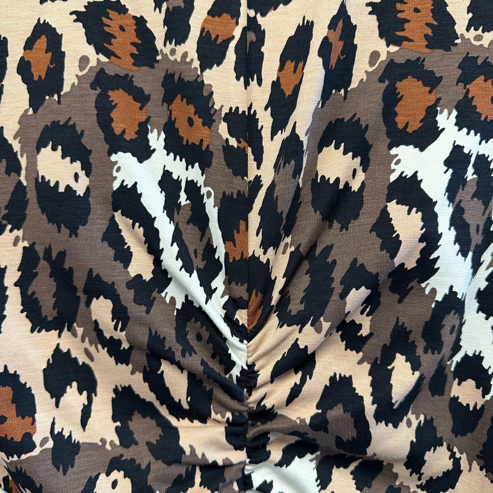 DIANE VON FURSTENBERG Sheska Dress AU6 US2 Leopard Print BNWT