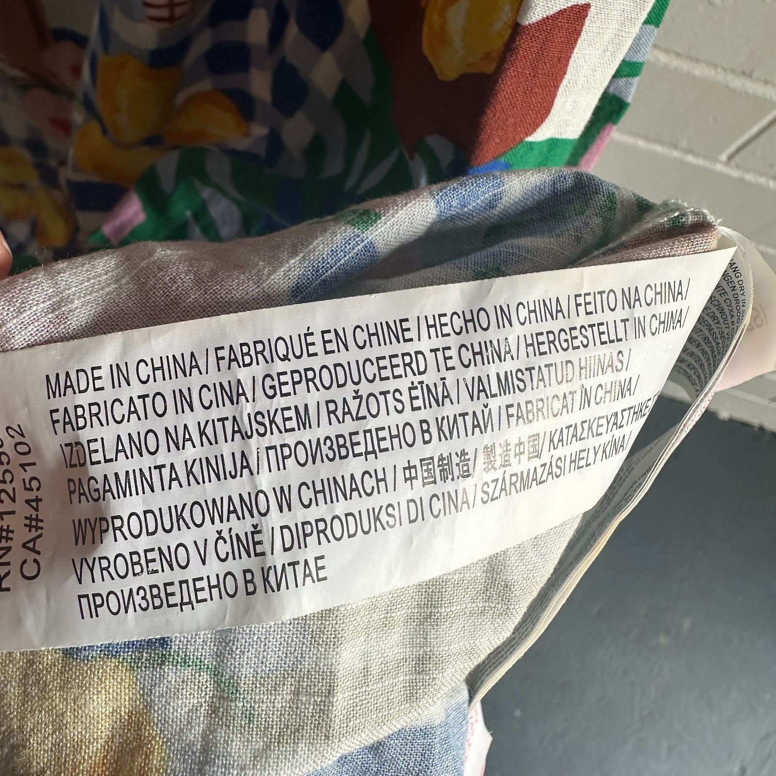 MINKPINK Al Fresco Midi Dress Size XL AU14 Resort Print Cotton Blend