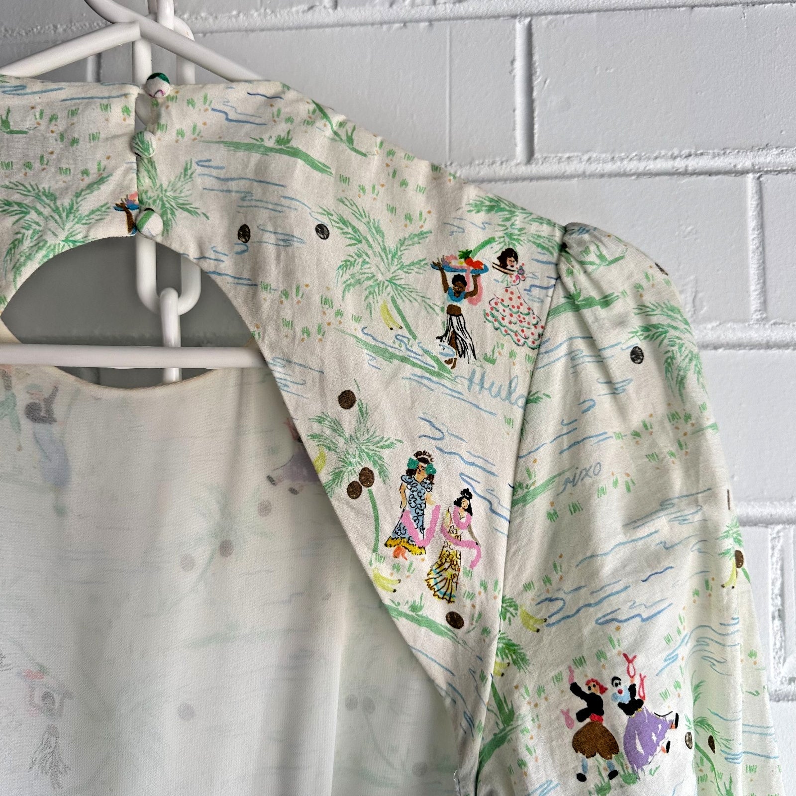 RIXO X LIBERTY Mallorca Dance Motif Agyness Cutout Maxi Dress XS AU8 Vacation