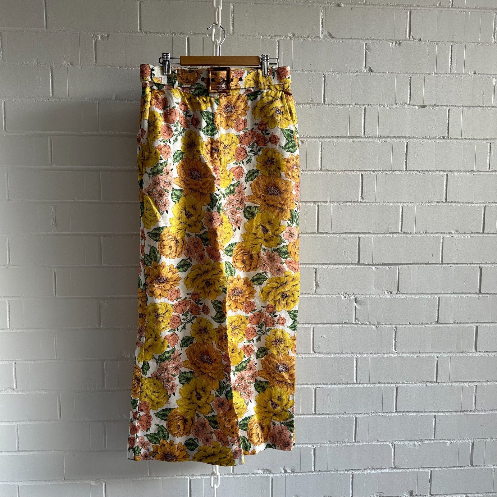 ZIMMERMANN Poppy Frill Sunshine Floral Set Size1 AU8-10  Top + Pant