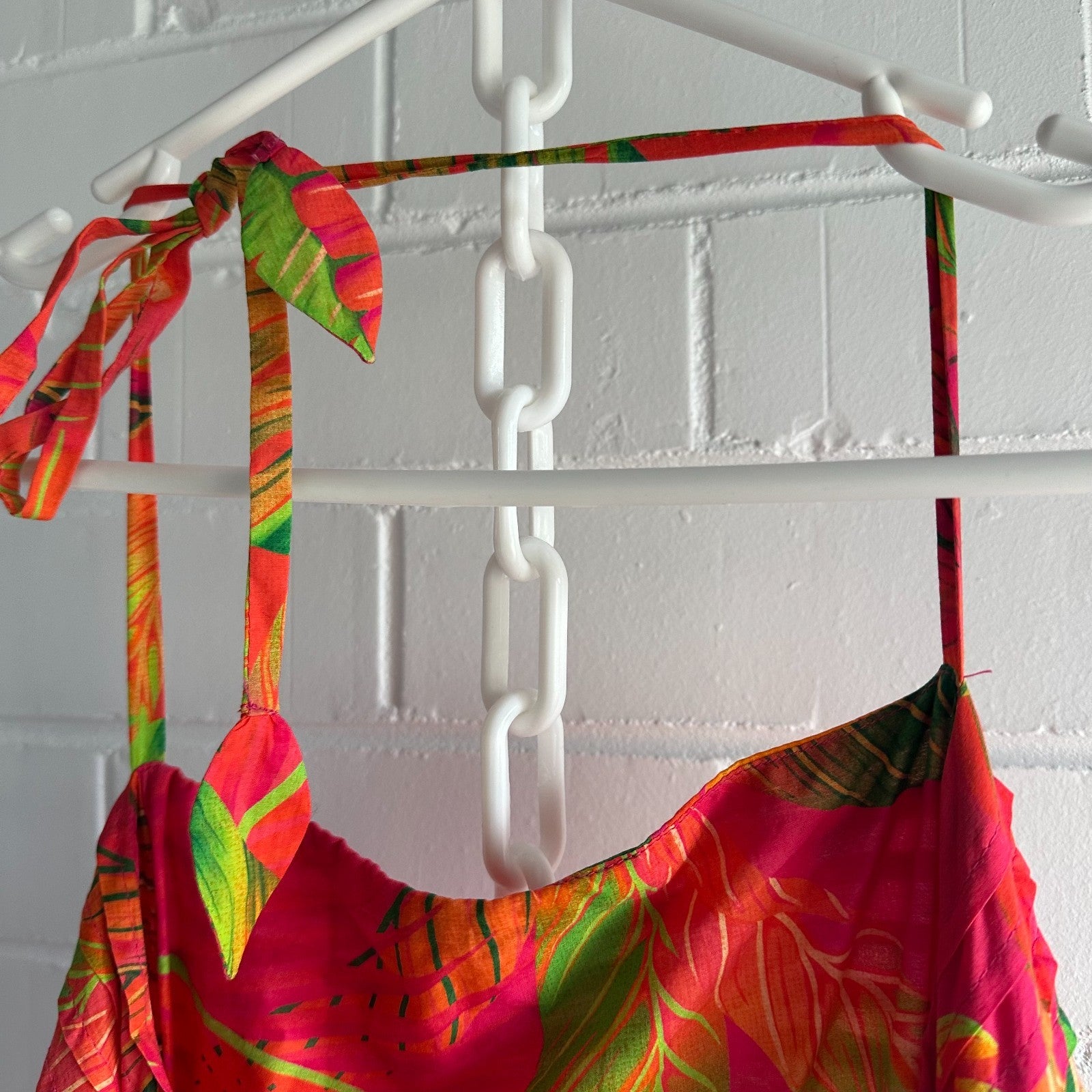 FARM RIO Ombre Forest Maxi Dress L-XL AU14 Colourful Tropical Print Resort BNWT