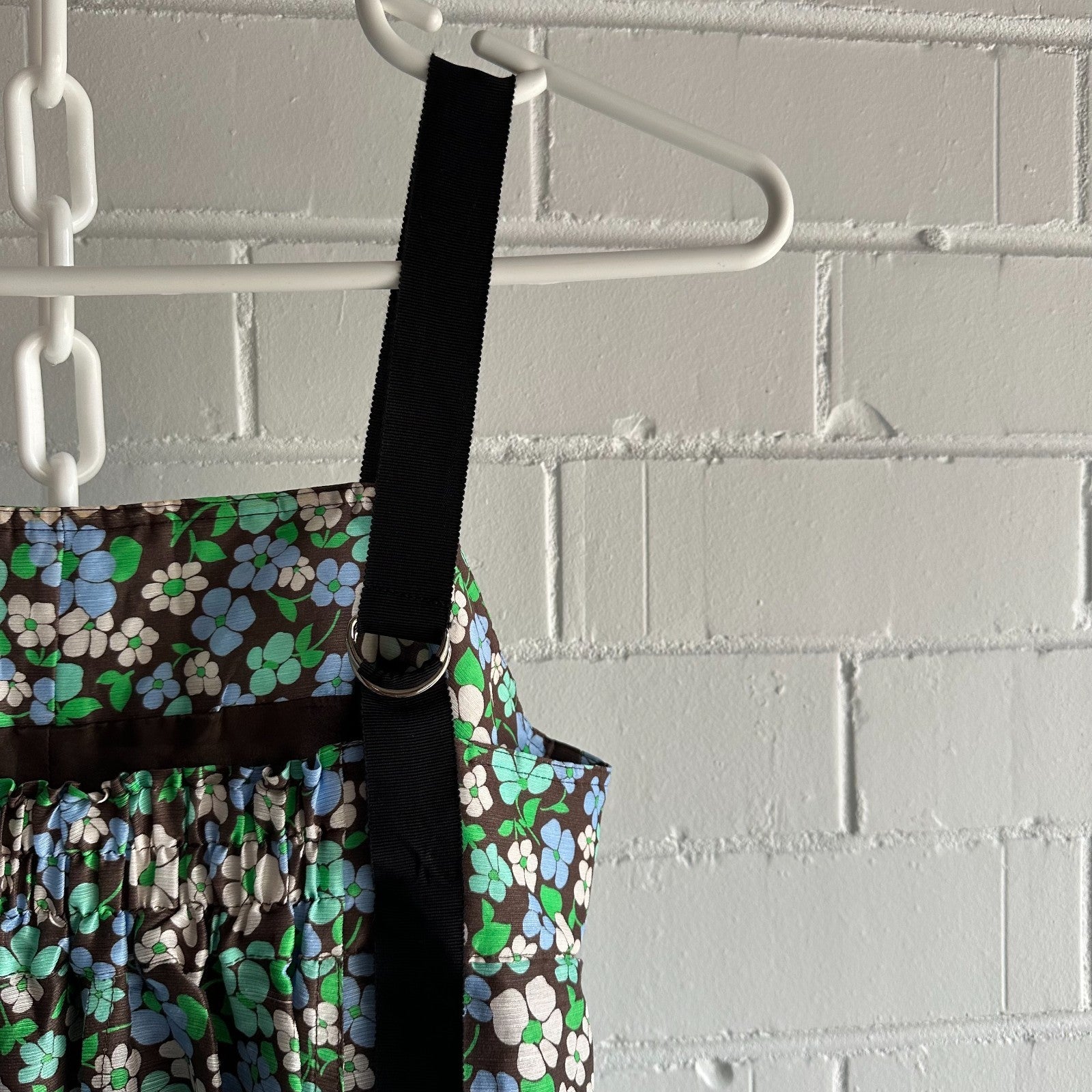 LEE MATHEWS Meadow Floral Maxi Dress Size 2 AU10 Event Silk Linen