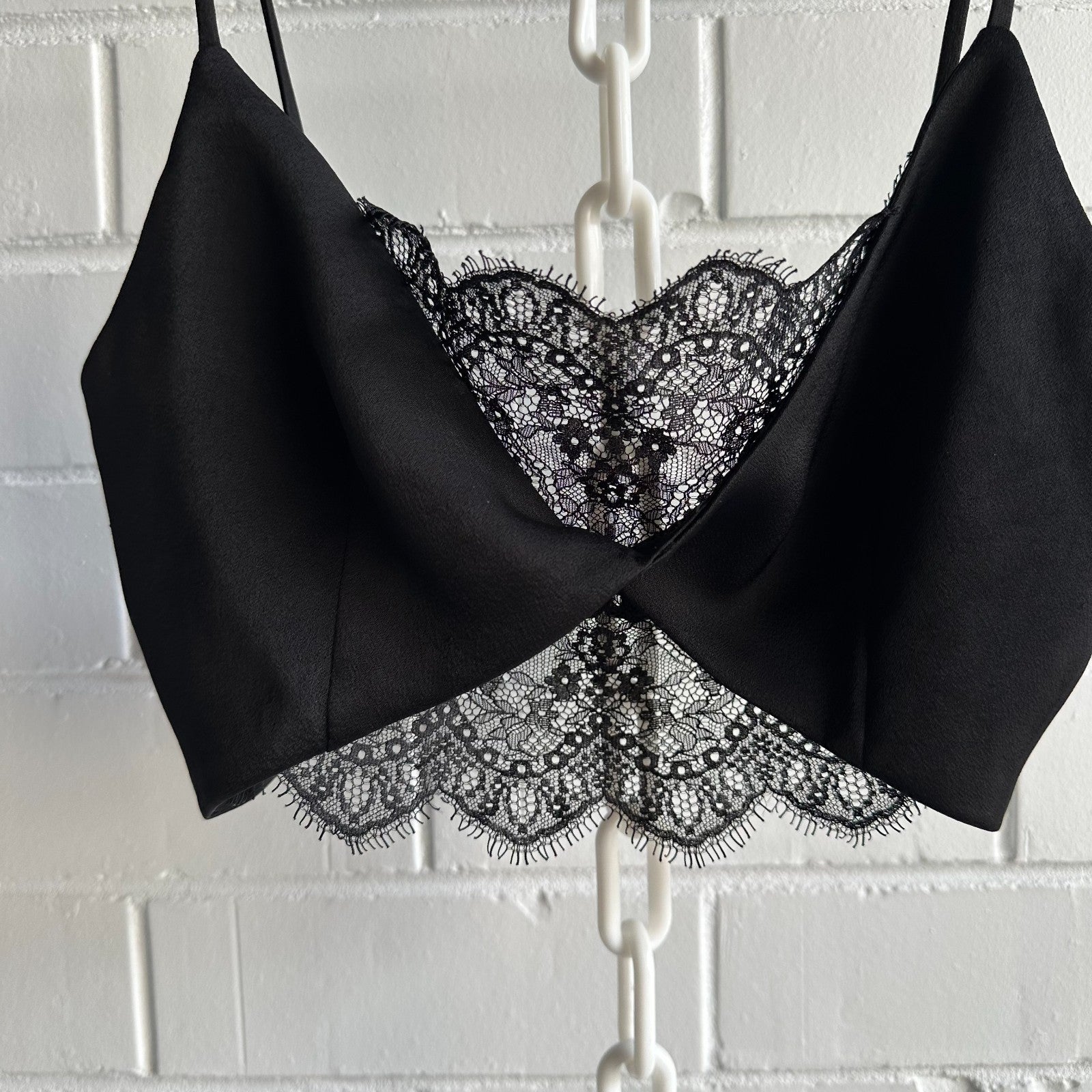 BEC & BRIDGE Valerie Top Black Lace AU6 US2 Made in Australia Bralette