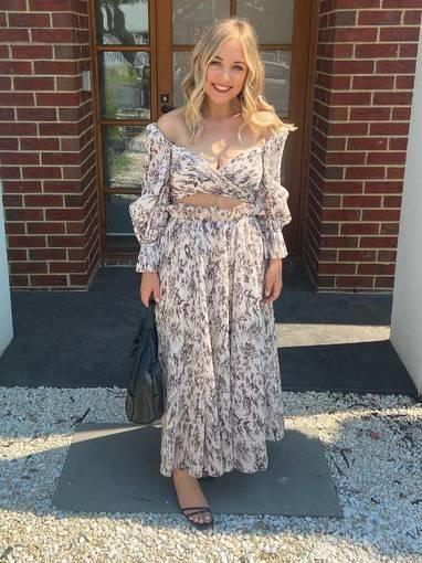 ZIMMERMANN Bird Toile Pleated Set Size 3 AU12 US 10 Crop Top + Midi Skirt BNWT