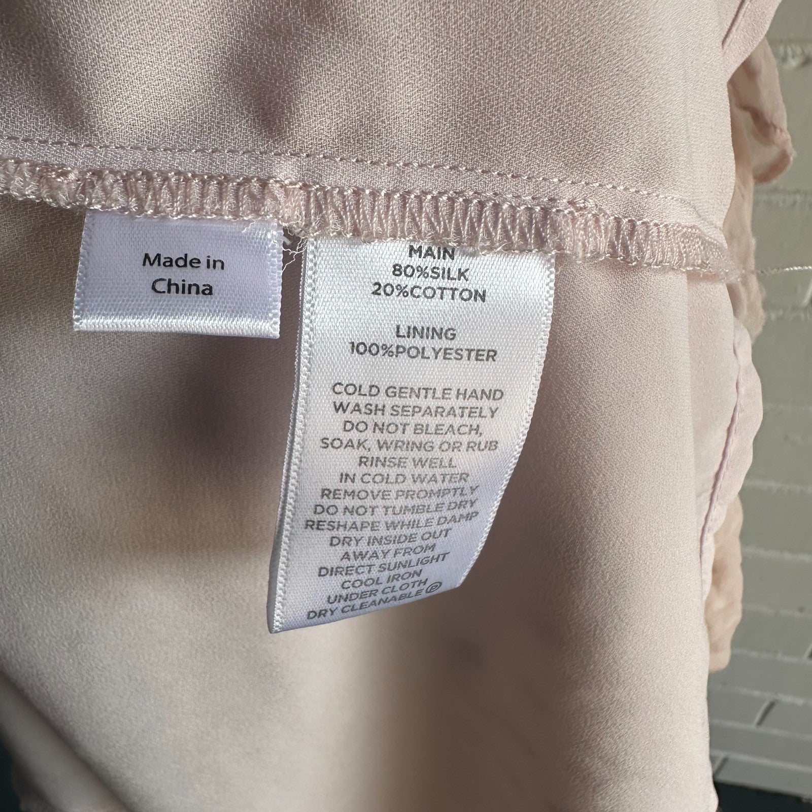 SABA Perfume Midi Dress AU10 Dusty pink Silk blend Frills