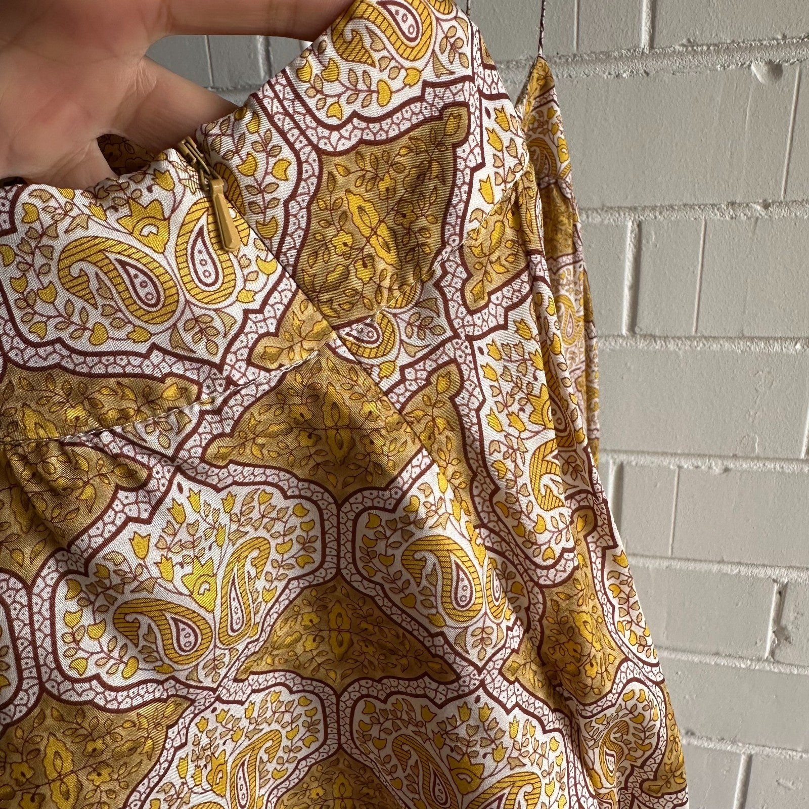 ZIMMERMANN Belle Beatnik Silk Top Size2 AU12 Anthropolygie Floral motif BNWT