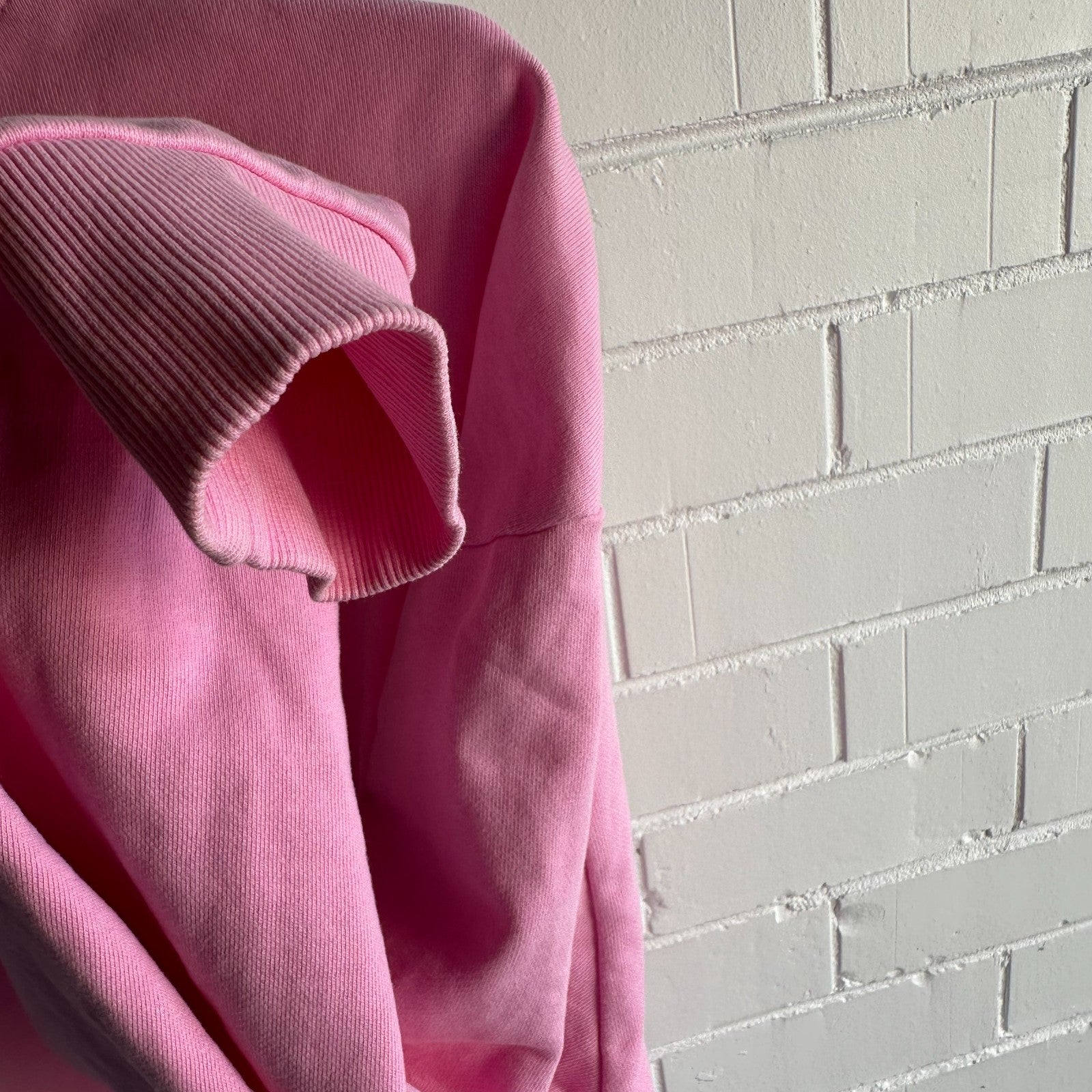 COLLUSION OVERSIZED SWEATER  Size S Pink Embroidered