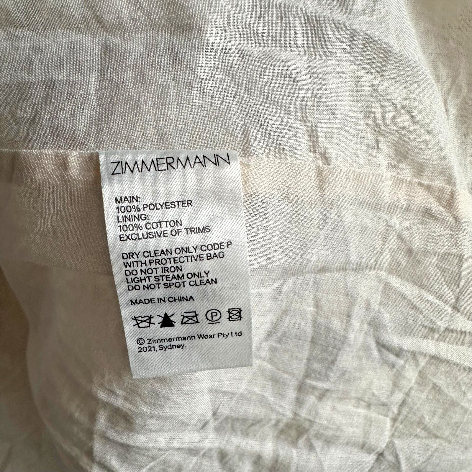 ZIMMERMANN Bird Toile Pleated Set Size 3 AU12 US 10 Crop Top + Midi Skirt BNWT