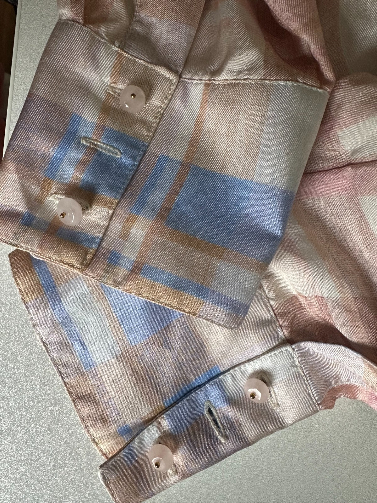ZIMMERMANN Dancer  Shirt  + Wide leg Pant Size 3 AU14 US10 Colourful Check Silk