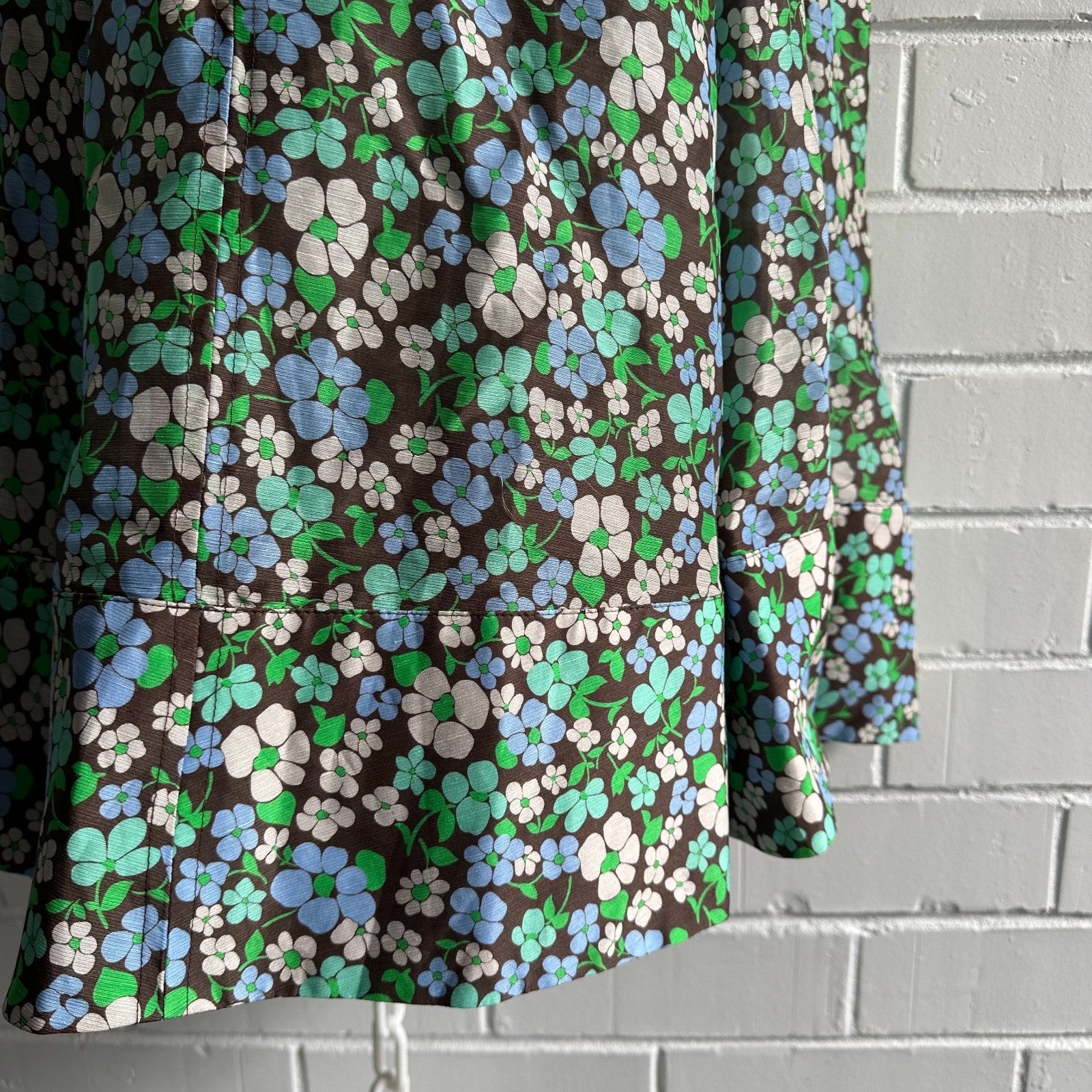 LEE MATHEWS Meadow Floral Maxi Dress Size 2 AU10 Event Silk Linen