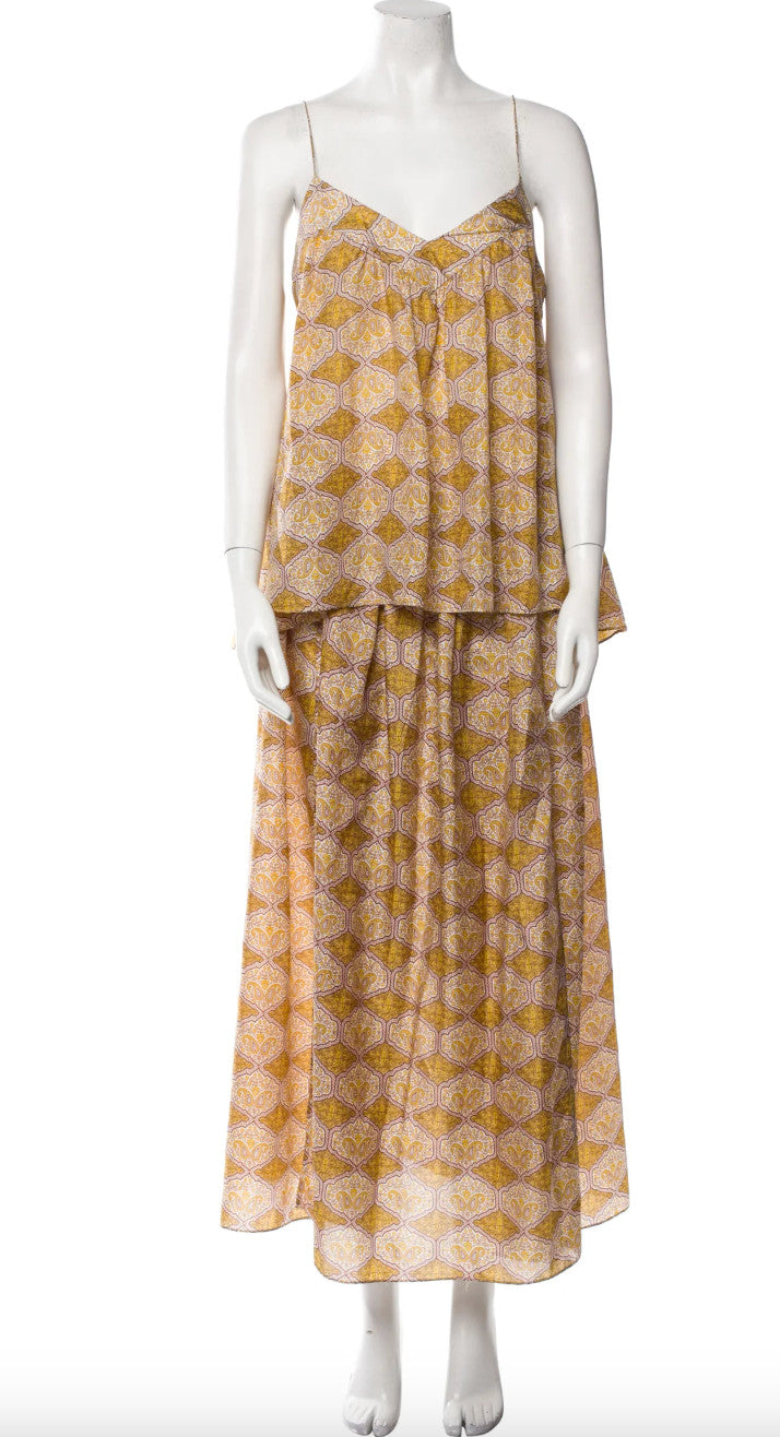 ZIMMERMANN Belle Beatnik Silk Top Size2 AU12 Anthropolygie Floral motif BNWT