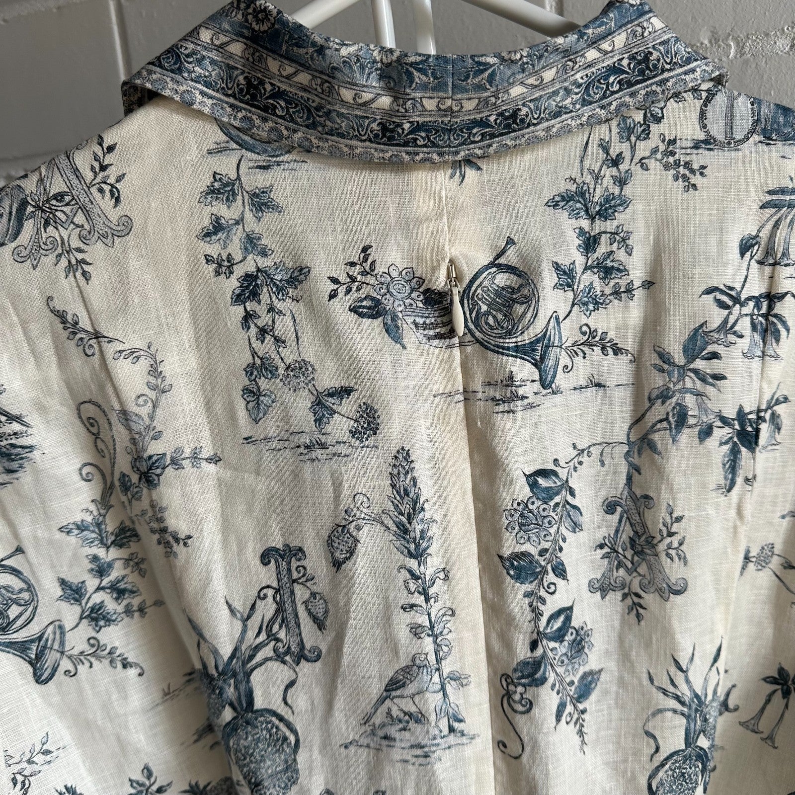 ALEMAIS Casa Linen Mini Shirt Dress AU8 US4 Shift Holiday Coastal