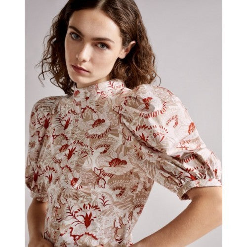 TED BAKER LONDON Naddia Dress Size 1 AU8 US4 Mini Shift dress Floral