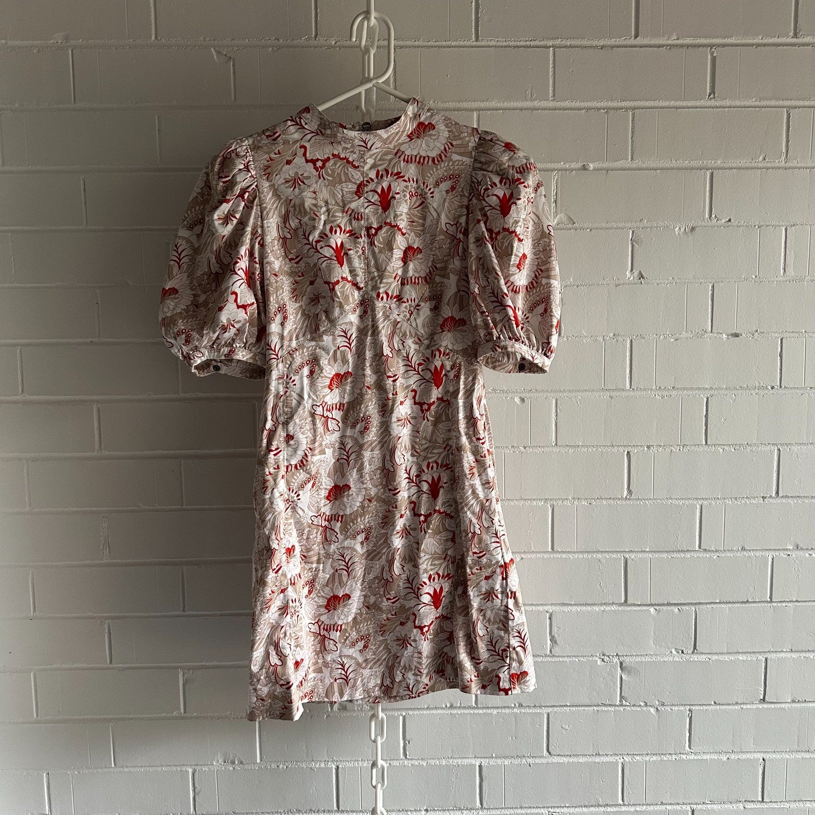TED BAKER LONDON Naddia Dress Size 1 AU8 US4 Mini Shift dress Floral