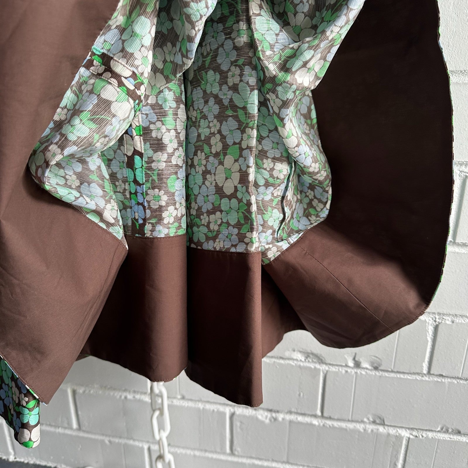 LEE MATHEWS Meadow Floral Maxi Dress Size 2 AU10 Event Silk Linen