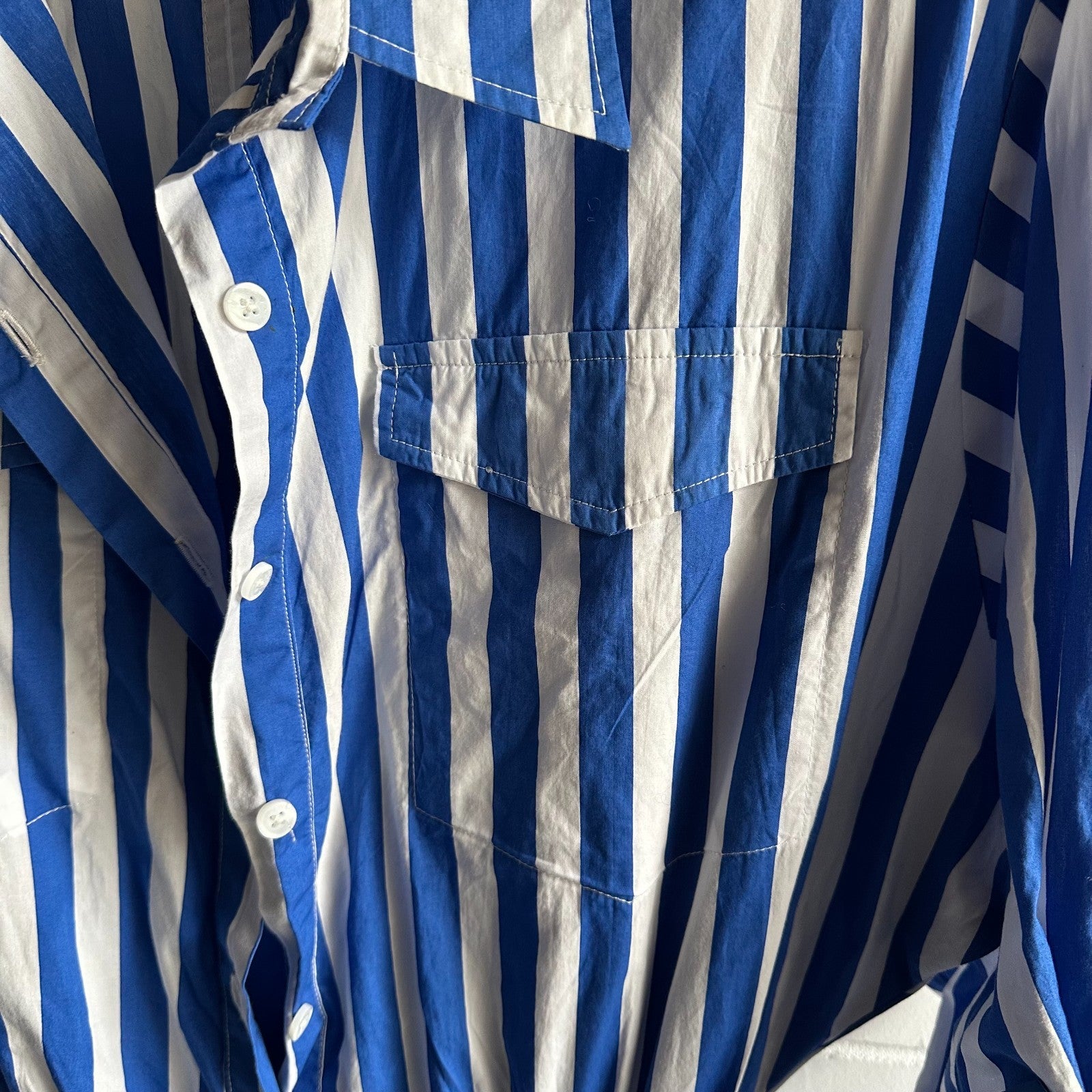 ANTHROPOLOGIE X FAITHFULL THE BRAND Isole Playsuit Size AU8 Cotton Stripe